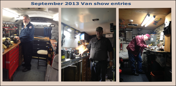 September 2013 Van show entries
